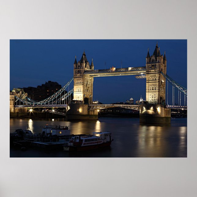 Poster Tower Bridge, Londres, Inglaterra (Frente)