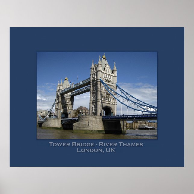 Pôster Tower Bridge, Londres, Reino Unido (Frente)