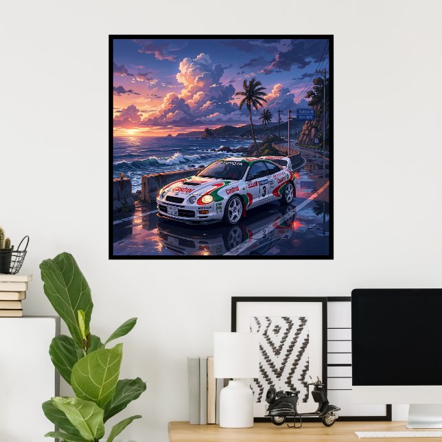 Poster Toyota Celica GT-Four (Escritório em casa)