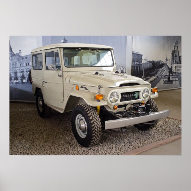 Poster Toyota Land Cruiser BJ40 (Frente)