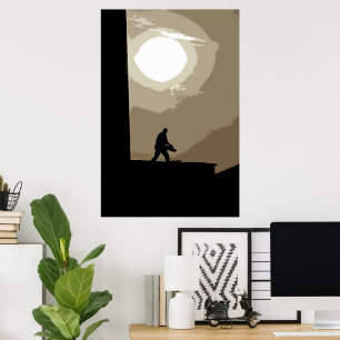 Poster Trabalhador de madrugada