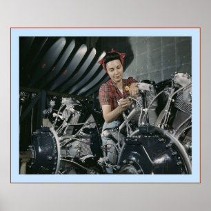 Pôster Trabalhador de mulher