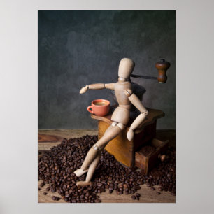 Poster Trabalhador do café