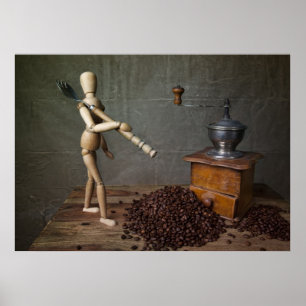 Poster Trabalhador do café