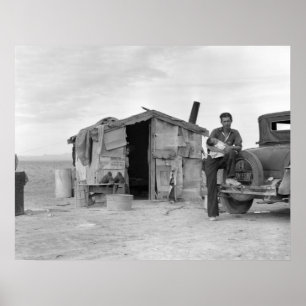 Pôster Trabalhador Migrante Mexicano: 1937