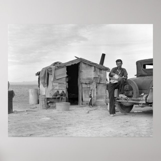 Pôster Trabalhador Migrante Mexicano: 1937 (Frente)