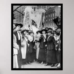 Poster Trabalhadores de vestuário NYC da parada 1916