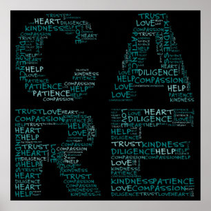 Poster Trabalhadores do Hospital Emitem Espírito de Cuida