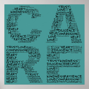 Pôster Trabalhadores do Hospital Emitem Espírito de Cuida