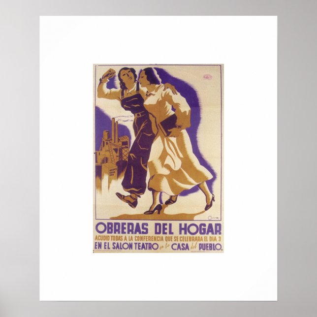 Pôster Trabalhadores domésticos; todos vós_Propaganda Pos (Frente)