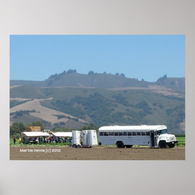 Pôster Trabalhadores Migrantes de Monterey (Frente)