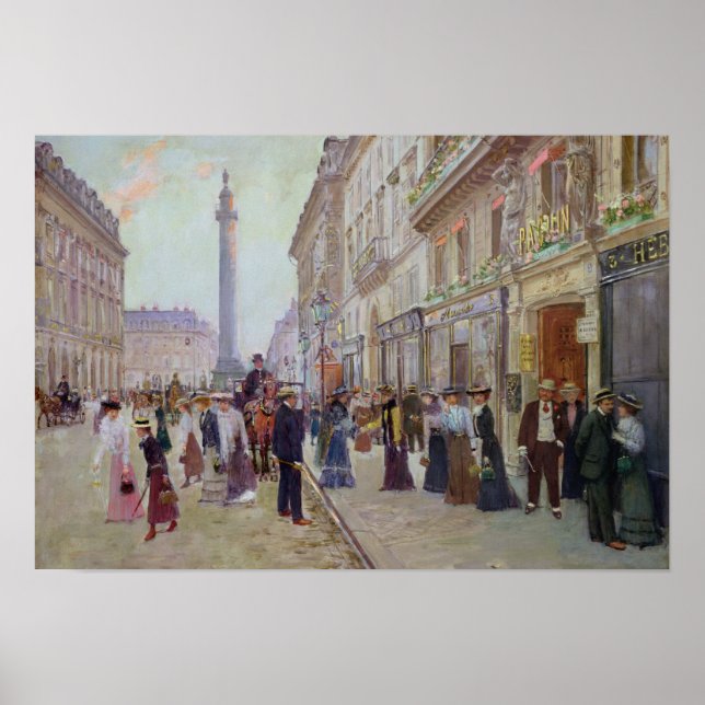 Pôster Trabalhadores que saem do Maison Paquin (Frente)