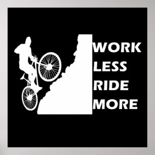 Poster trabalhe menos carona mais
