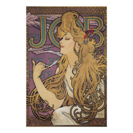 Pôster Trabalho (1896) de Alphonse Mucha