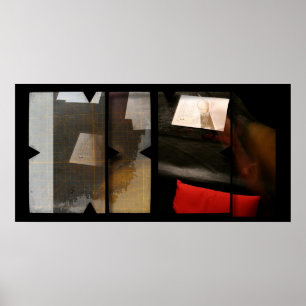 Poster Trabalho Aberto sobre o Open Red 8 Photomontage Po