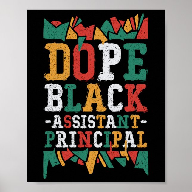 Poster Trabalho Afro-Americano Principal da Droga em Ista (Frente)