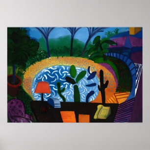 Poster Trabalho artístico de David Hockney