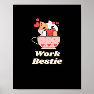 Poster Trabalho Bestial Ajuda Emocional Cotrabalhador, Tr