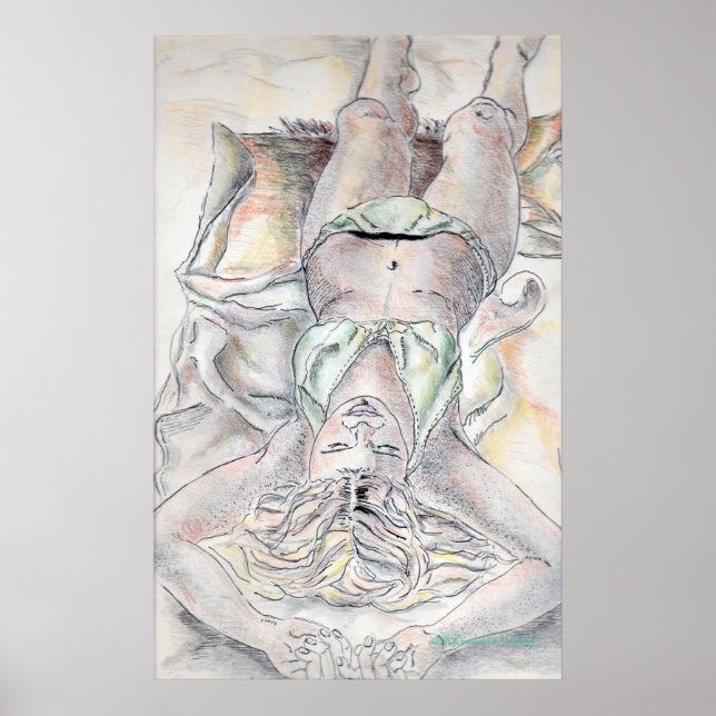 PÔSTER TRABALHO DE ARTE BY HARRIET DAVIDSOHN - "DEBBIE" - (Frente)