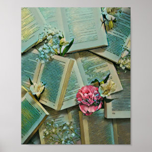 Poster Trabalho de arte de amante de livros