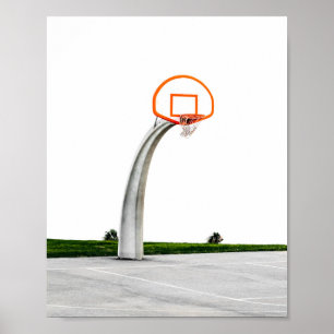 Poster Trabalho de arte de basquete bonito