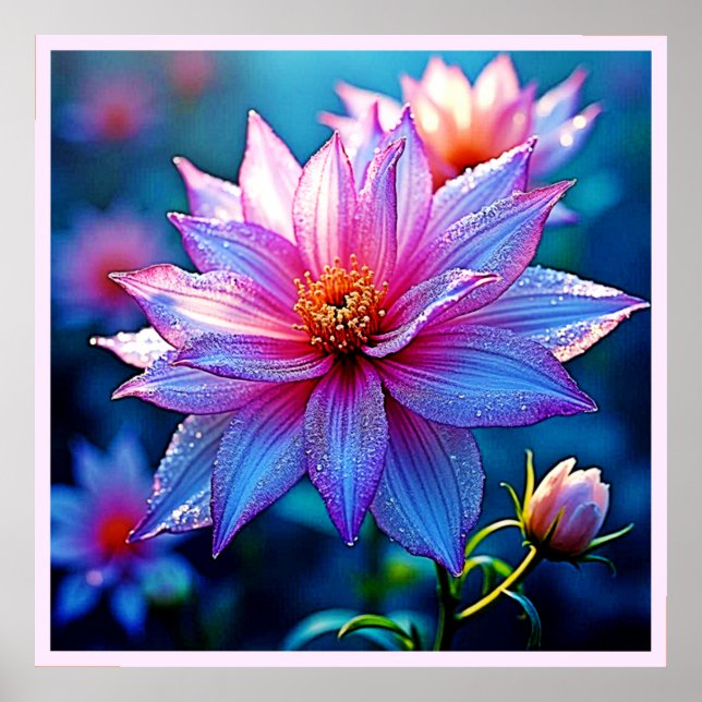 Poster Trabalho de arte de Bloom Eetano Vibrante (Frente)