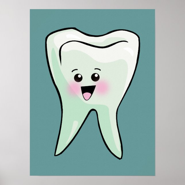 Pôster Trabalho de arte de Higienista Dentista Dental (Frente)