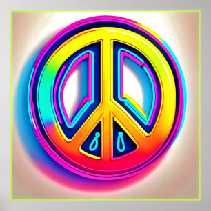 Poster Trabalho de arte de Paz Vibrante