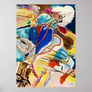 Poster Trabalho de arte de pintura de Abstrato moderno Ka