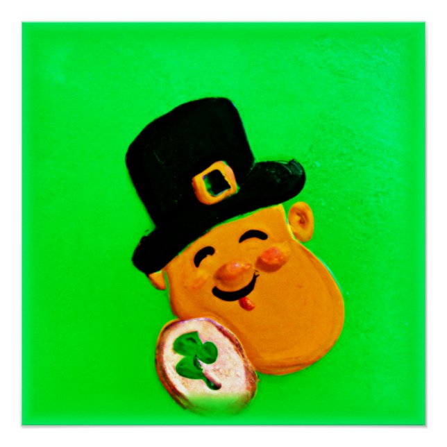 Pôster Trabalho de arte de pintura irlandesa. Comprar Ago (Frente)