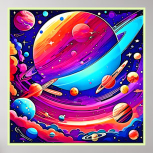 Poster Trabalho de arte de Sinfonia Cósmica