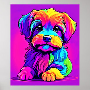 Poster Trabalho de arte do arco-íris