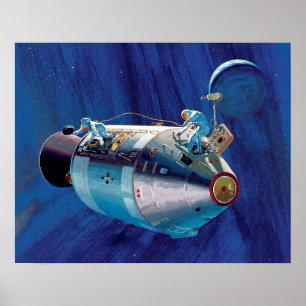 Poster TRABALHO DE ARTE do Módulo de Serviço de Comando