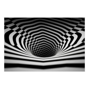 Pôster Trabalho de arte óptico