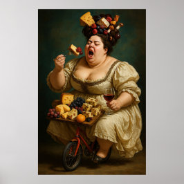 Poster Trabalho de Arte Surreal "Coma Leve, Coma Pesada"