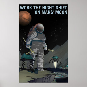 POSTER TRABALHO DE DESLOCAÇÃO À NOITE EM MARS' MOON NA