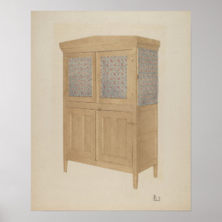 Poster TRABALHO DO ART Peter C. Ustinoff Kitchen Safe c. 