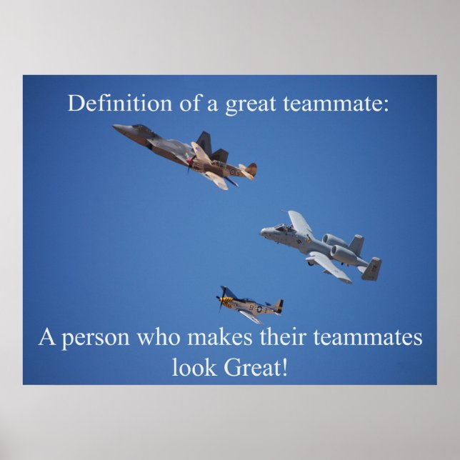 Poster trabalho em equipe (Frente)