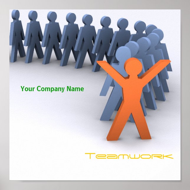 Poster trabalho em equipe (Frente)