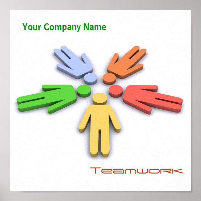 Poster trabalho em equipe (Frente)