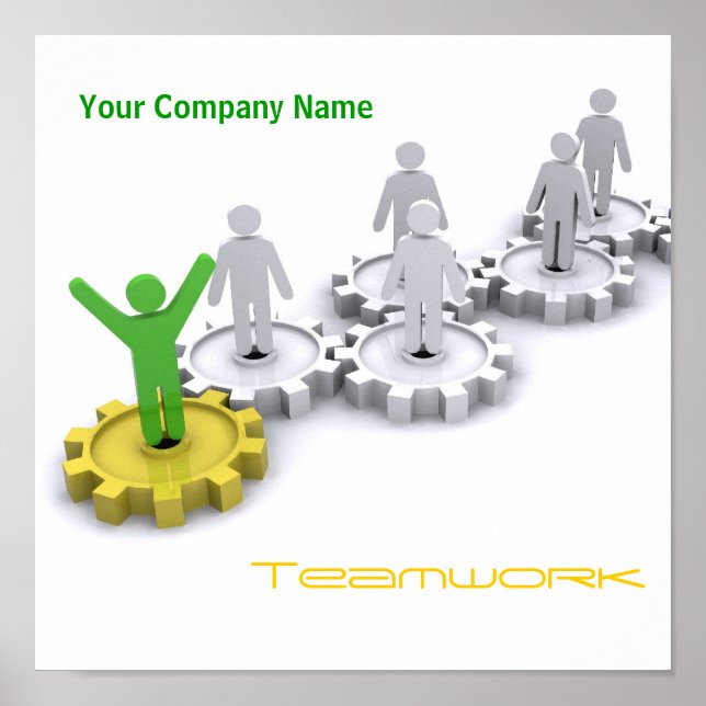 Poster trabalho em equipe (Frente)