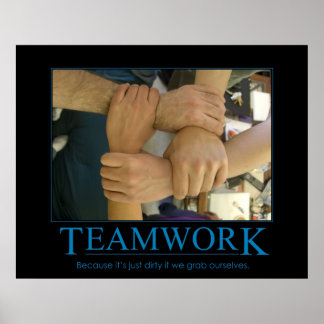 Poster trabalho em equipe