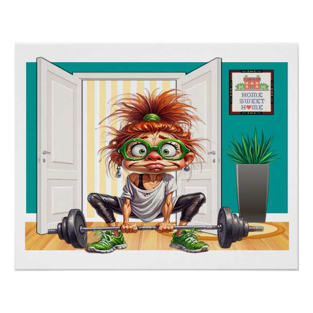 Pôster TRABALHO FORA - Exercício (Frente)