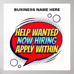 Poster Trabalhos Ajudam A Admitir Agora A Contratação De 