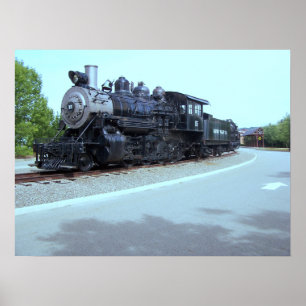 Poster Trabalhos da locomotiva de Baldwin # 15 - vale RR