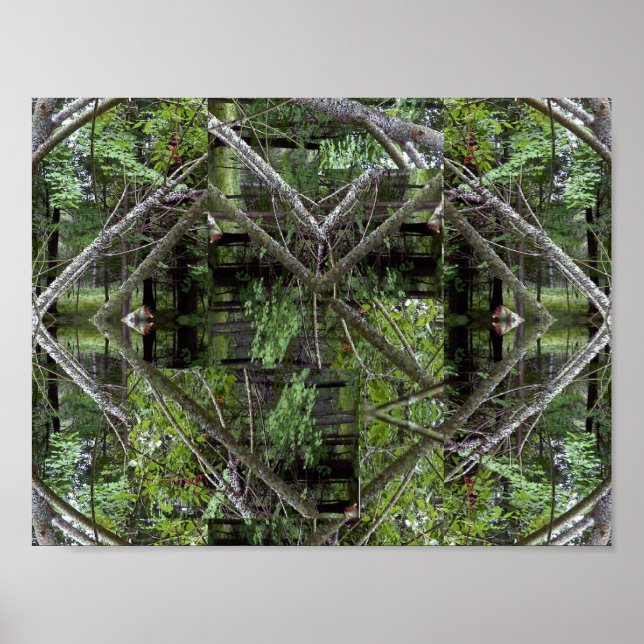 Pôster Trabalhos de arte bonitos para alguma parede (Frente)