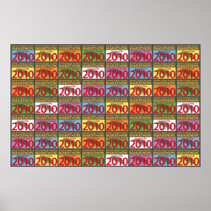 Pôster Trabalhos de arte da maratona de 2010 MDI