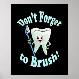 Pôster Trabalhos de arte do higienista dental do dentista