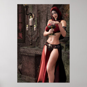 Poster Trabalhos de arte góticos dos Libations letais