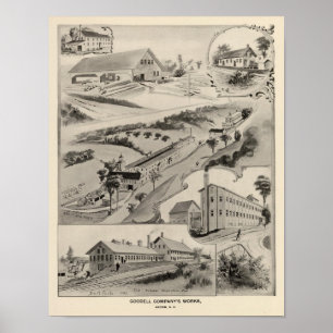Poster Trabalhos de Goodell Co, Antrim, NH